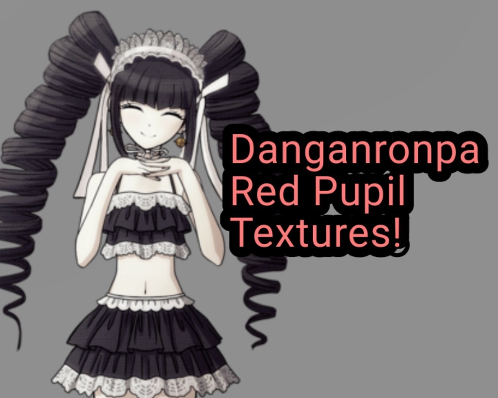 Danganronpa Red Pupil Texture Color {Free Download!}
