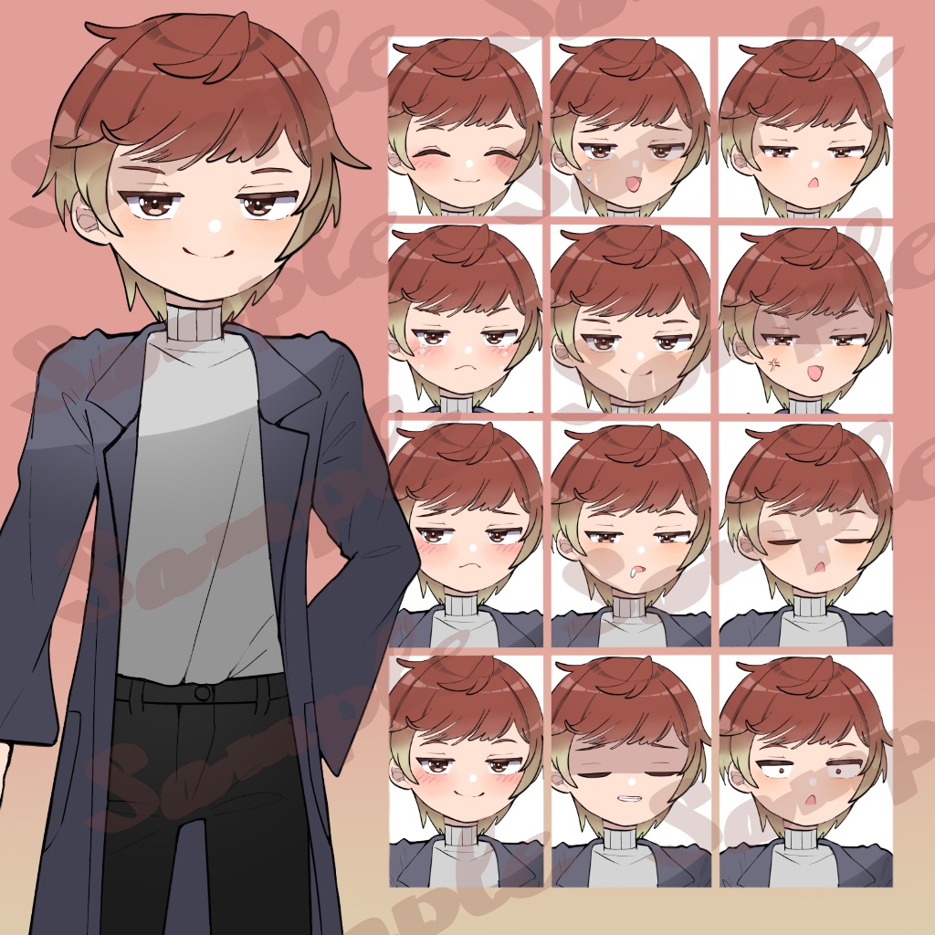 (無料版あり)男の子_男性 立ち絵素材02