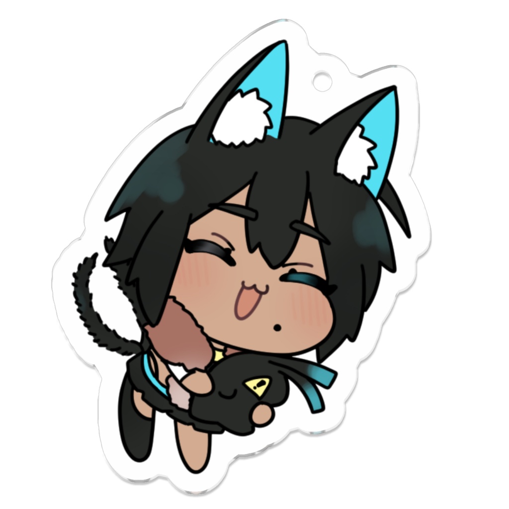 由谷タユタ猫耳アクキー