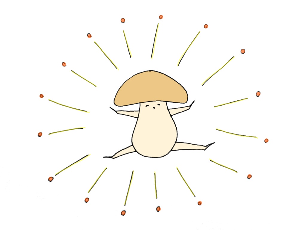 きのこトートバッグ