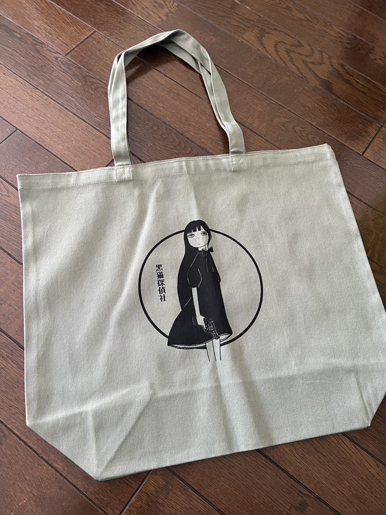 リボルバーガール キャンバストートバッグ Lサイズ