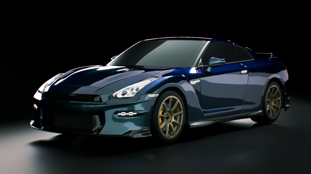 スポーツカー【外装のみ】.Blend ,fbx