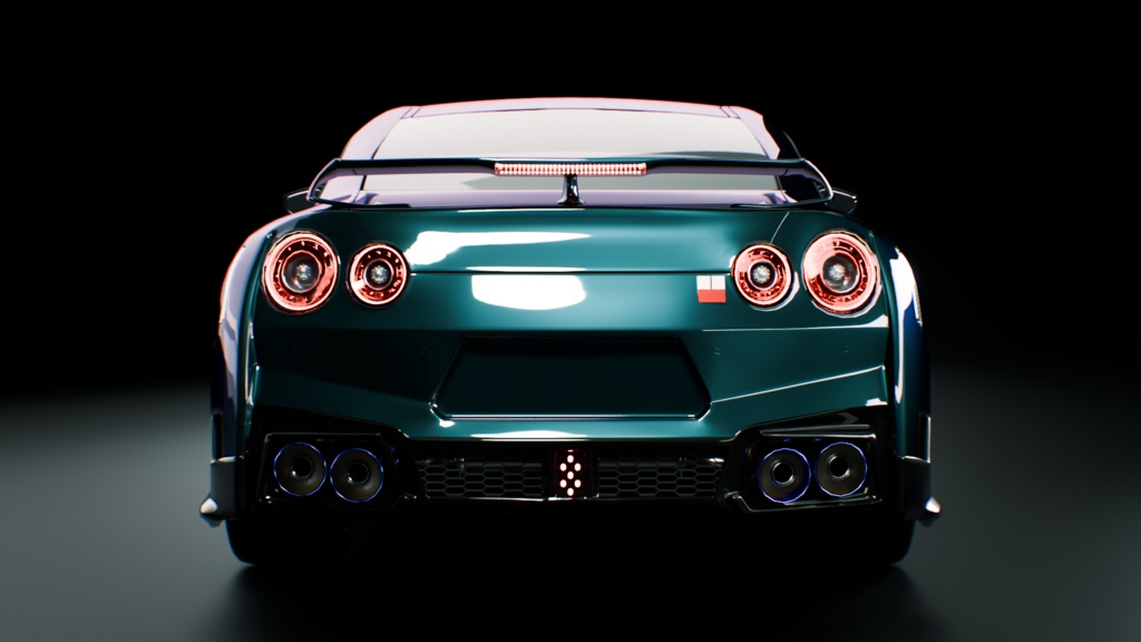 スポーツカー【外装のみ】.Blend ,fbx