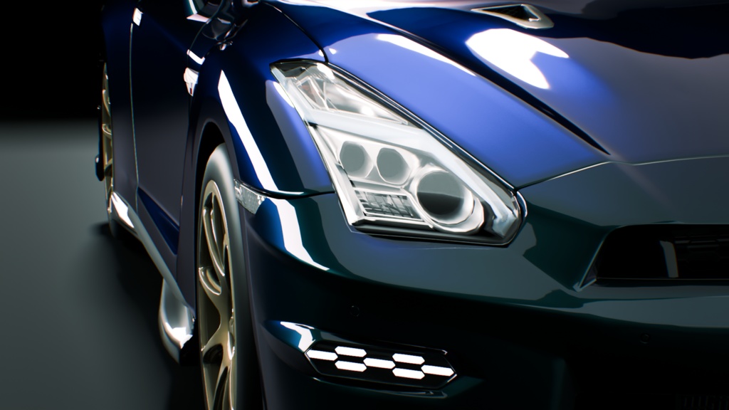 スポーツカー【外装のみ】.Blend ,fbx