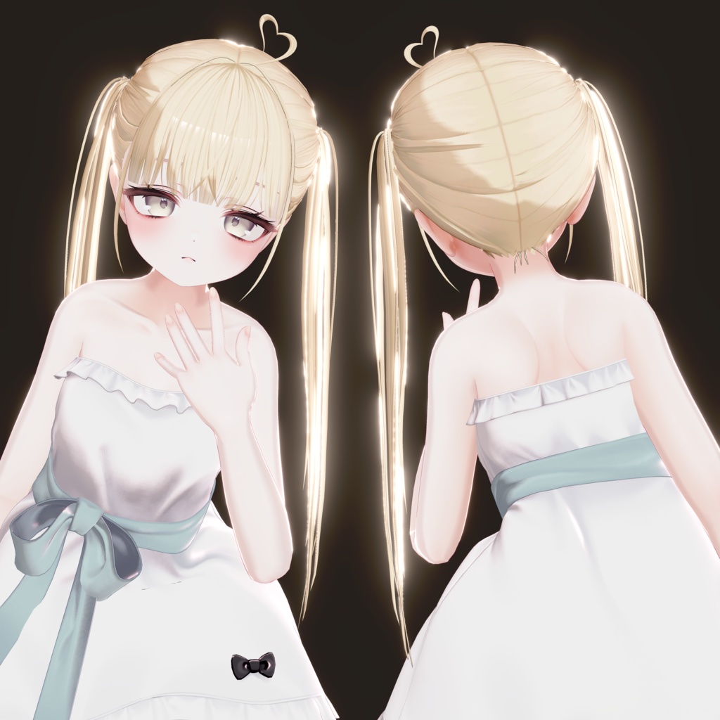 【6アバター対応】Baby twinhair