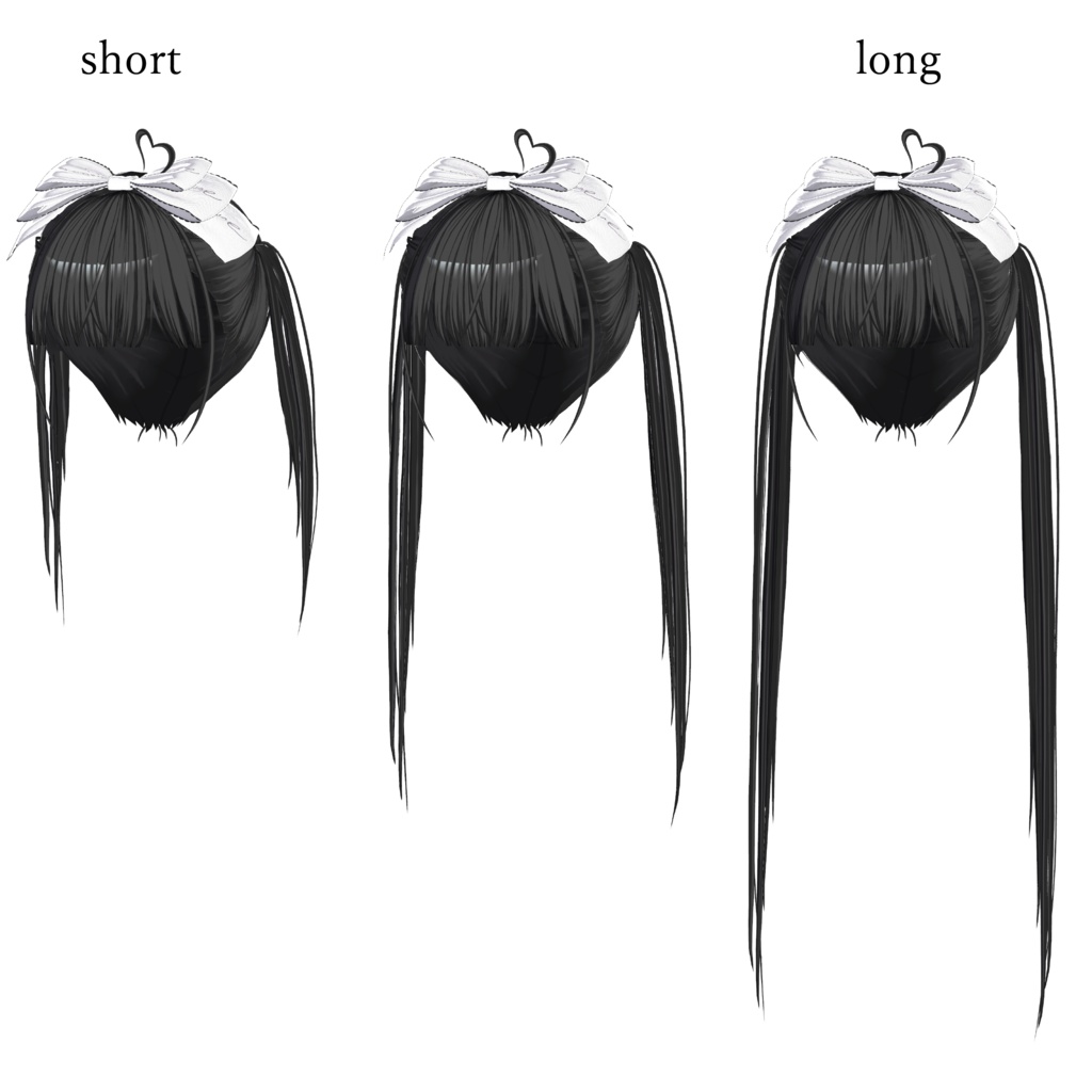 【6アバター対応】Baby twinhair