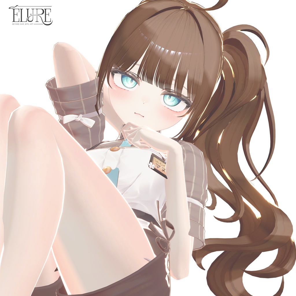 【6アバター対応】Cloud curl twin hair