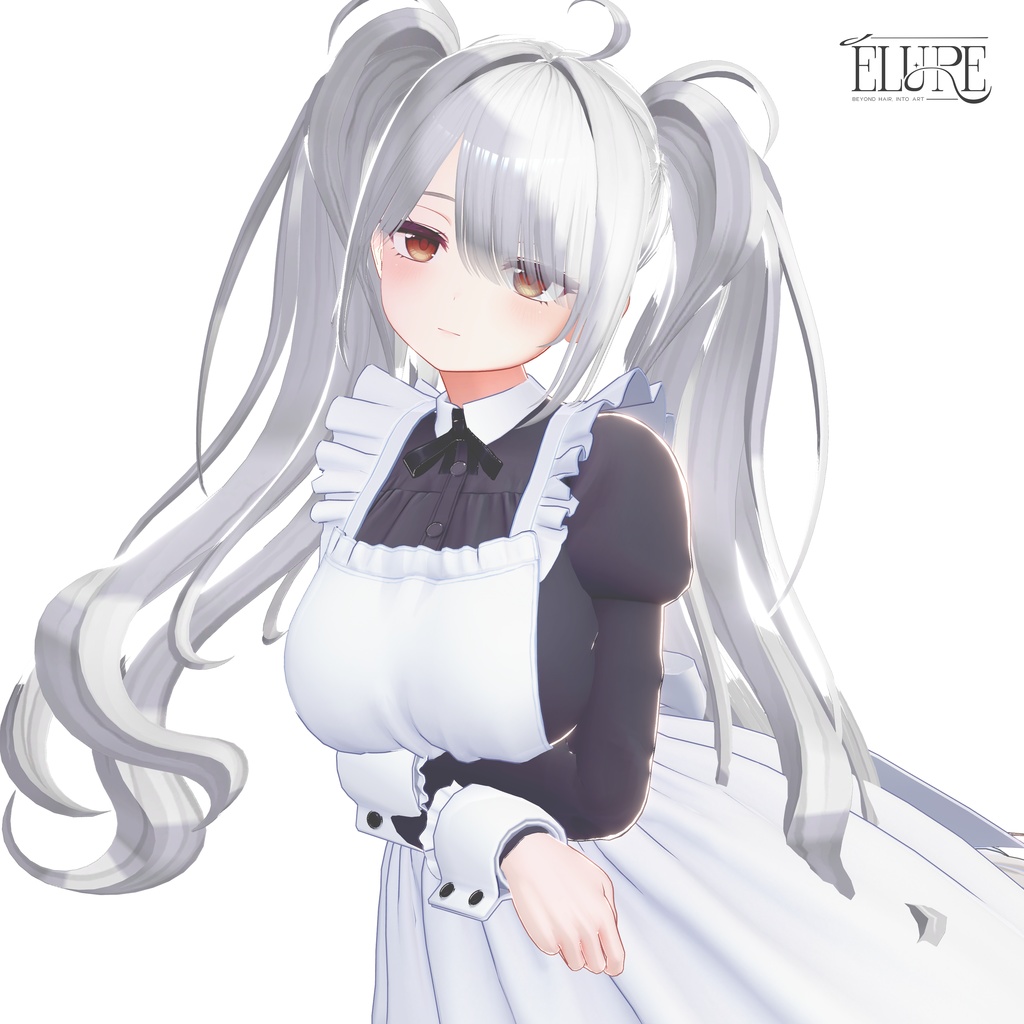 【6アバター対応】Cloud curl twin hair