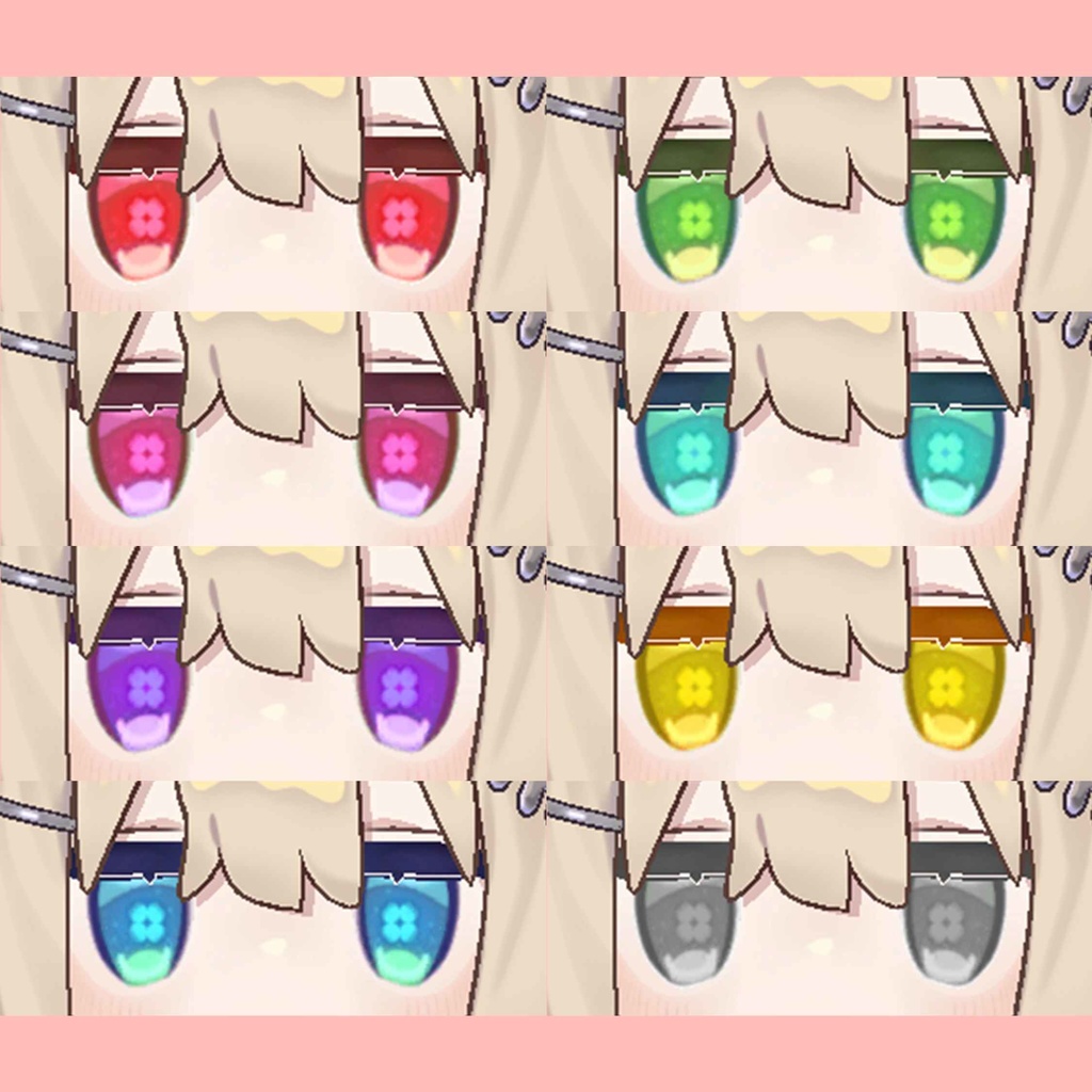 【キプフェル専用】 クローバーEYE / CLOVER EYE / Kipfel Eye Texture【目テクスチャ】