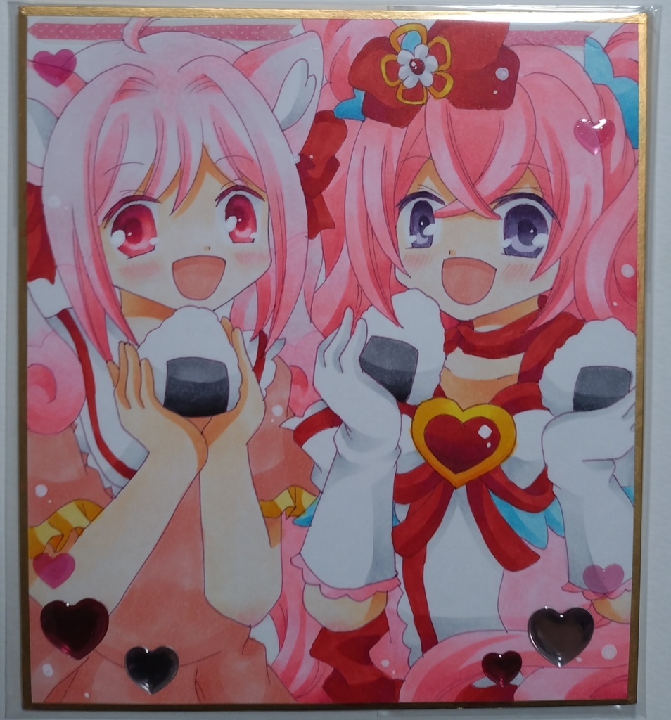 プレシャス＆コメコメ直筆色紙