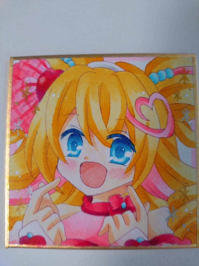 【直筆色紙】キュアアイドル