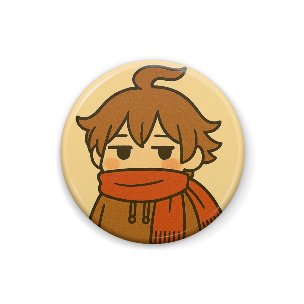 ゆらぎくんの缶バッジ