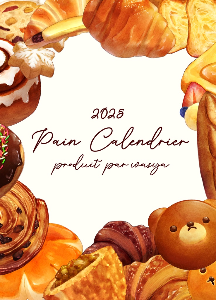 2025 Pain Calendrier