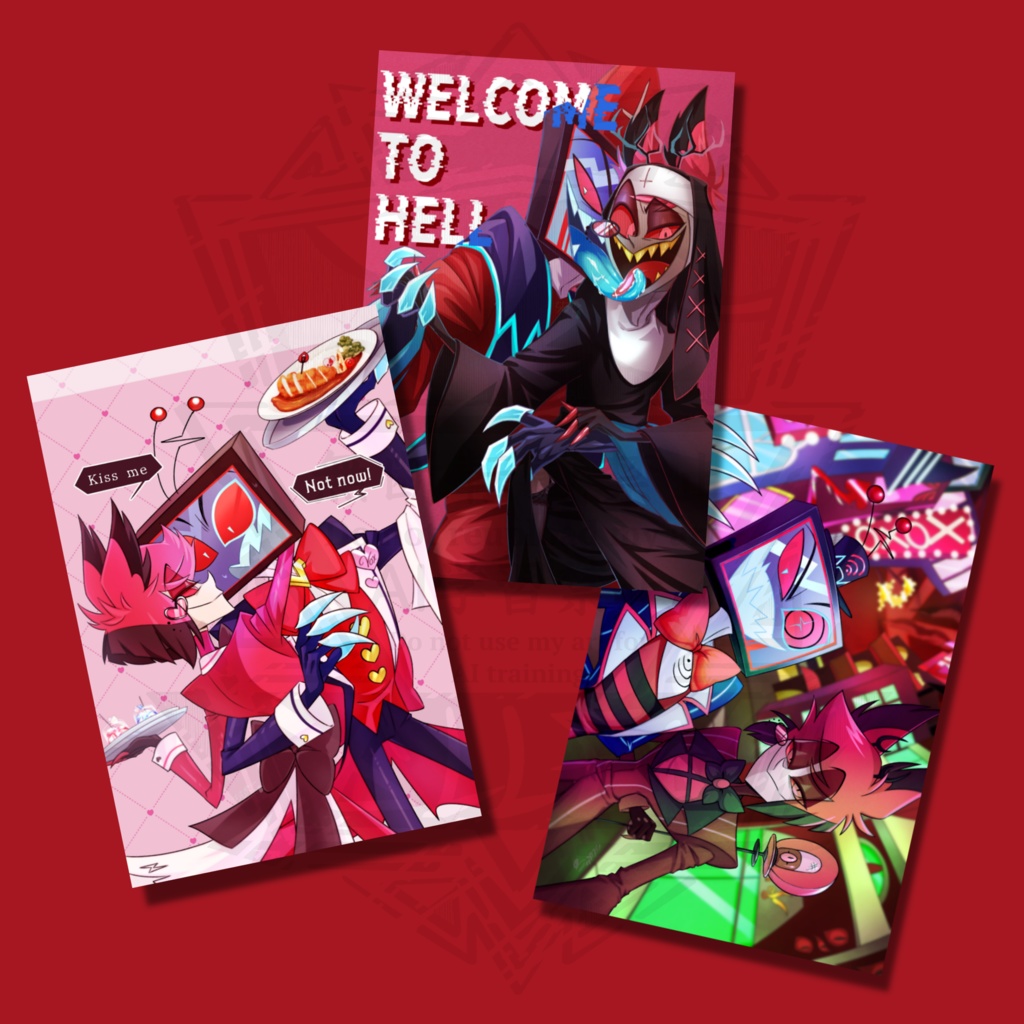 ハズビンポストカード3種セット