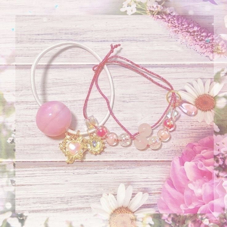 レジン ヘアアクセサリー