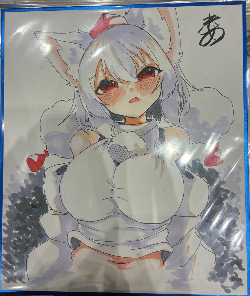【中色紙】椛ちゃん【イラスト原画】