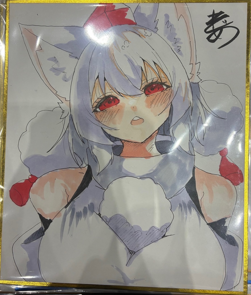 【中色紙】椛ちゃん【イラスト原画】