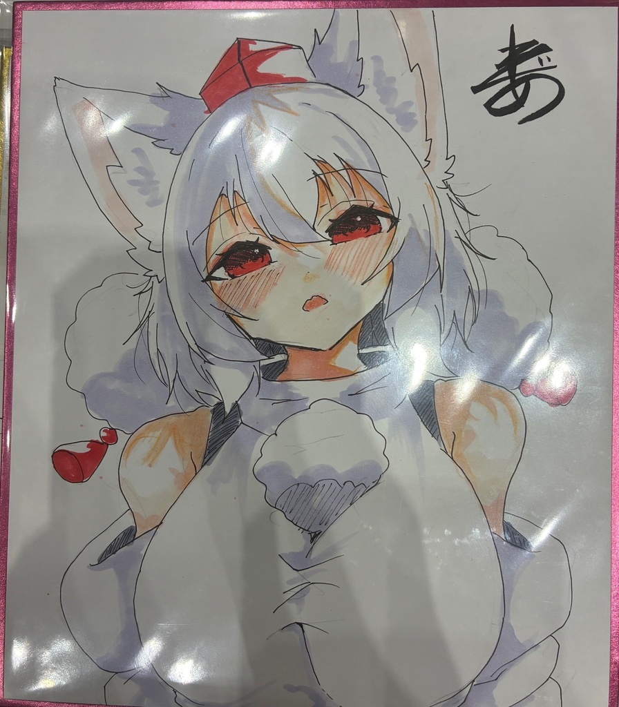 【中色紙】犬走椛【イラスト原画】