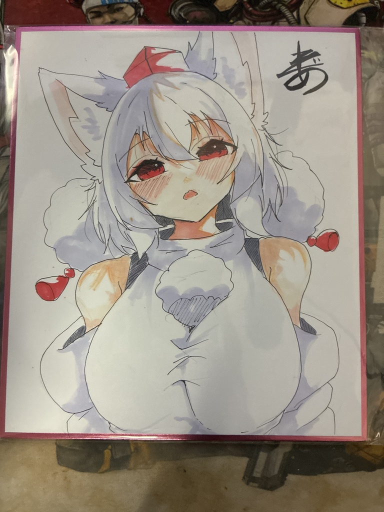 【中色紙】犬走椛【イラスト作品】