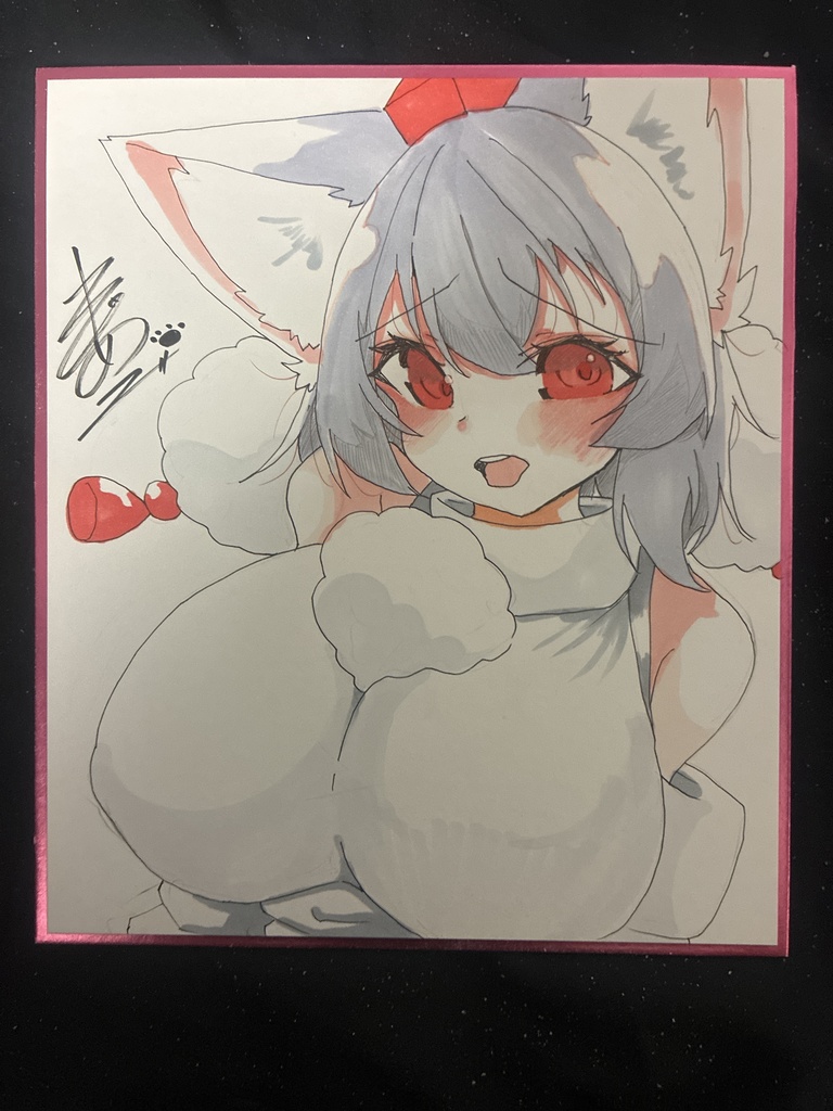 【中色紙】犬走椛【イラスト作品】