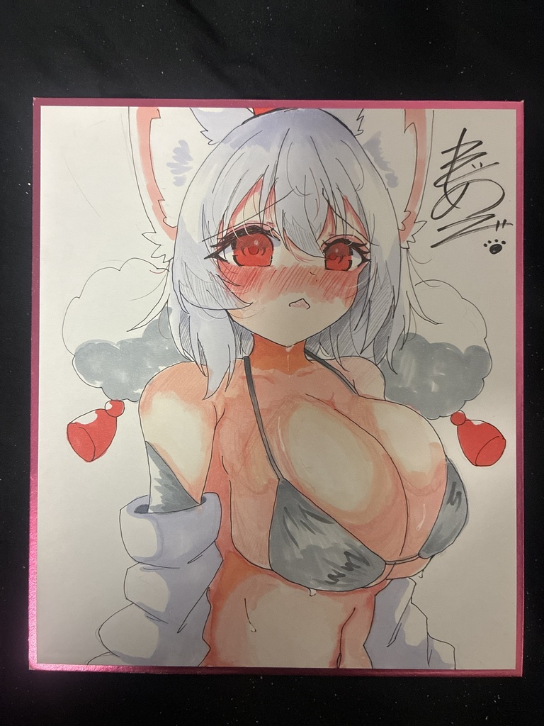 【中色紙】犬走椛【イラスト作品】