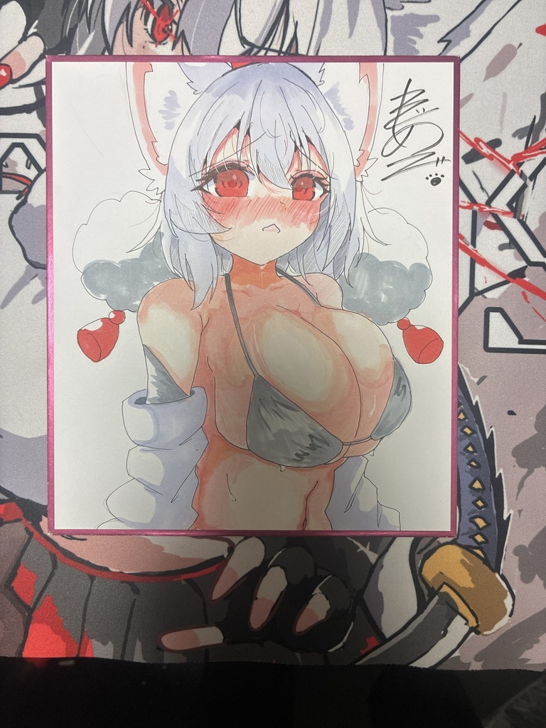 【中色紙】犬走椛【イラスト作品】