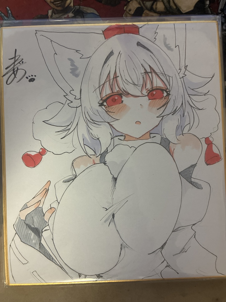 【中色紙】デカっな椛ちゃん！！【イラスト作品】