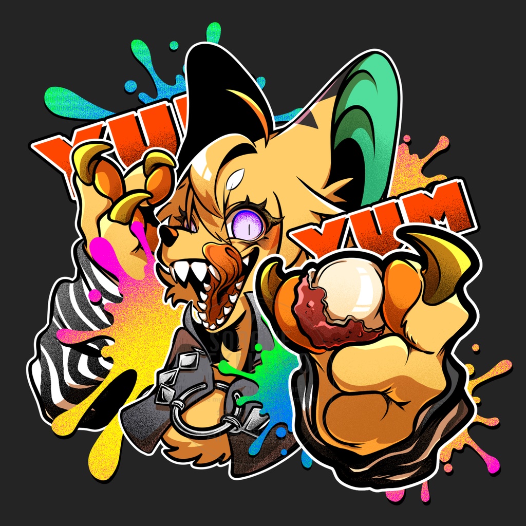 ヤムヤム耐水ステッカー