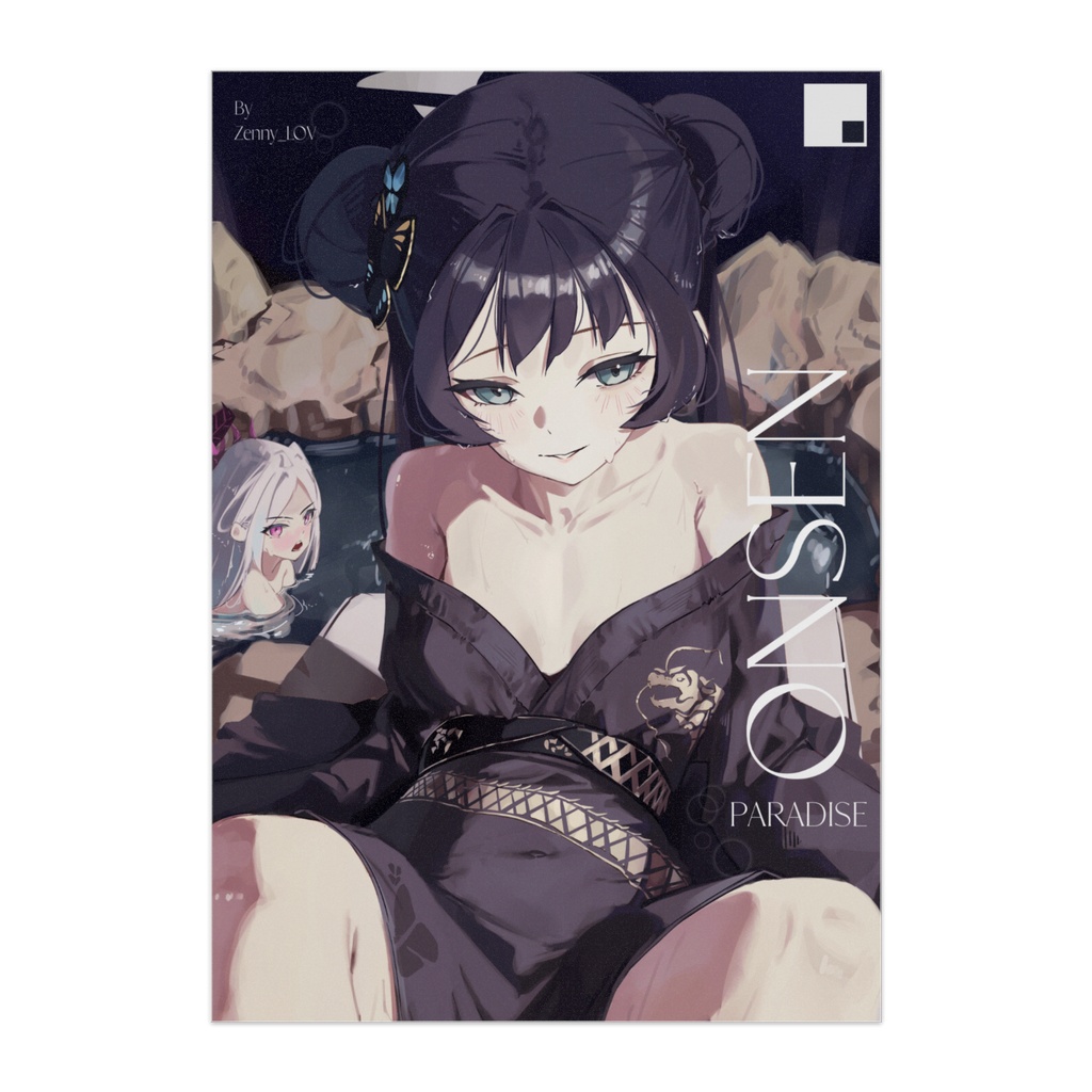 【ORDER PERIOD ~2026/7/16 onwards】[ONSEN PARADISE] Matte Poster- Kisaki Ryuuge