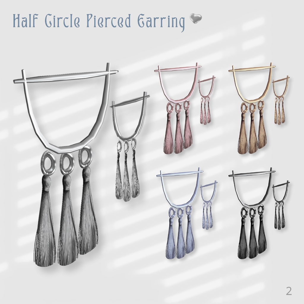 Dressy Fril & Tassel Outfit Set【VRoid】