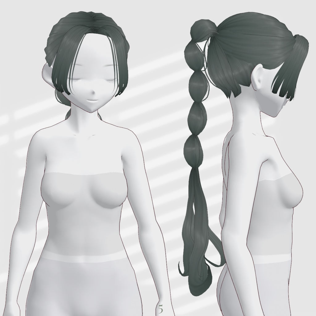 【6colors】Onion Hair Style Set【VRoid】