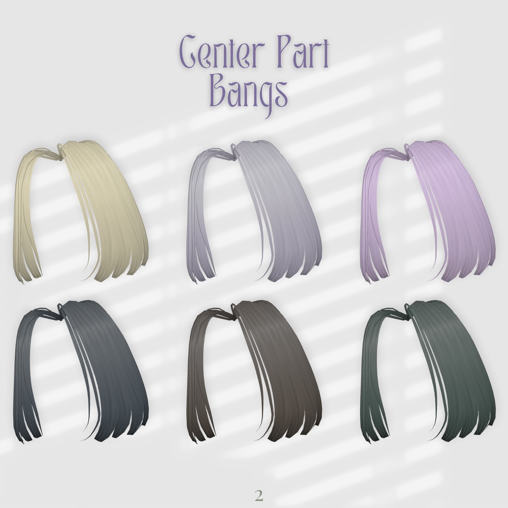 【6colors】Onion Hair Style Set【VRoid】