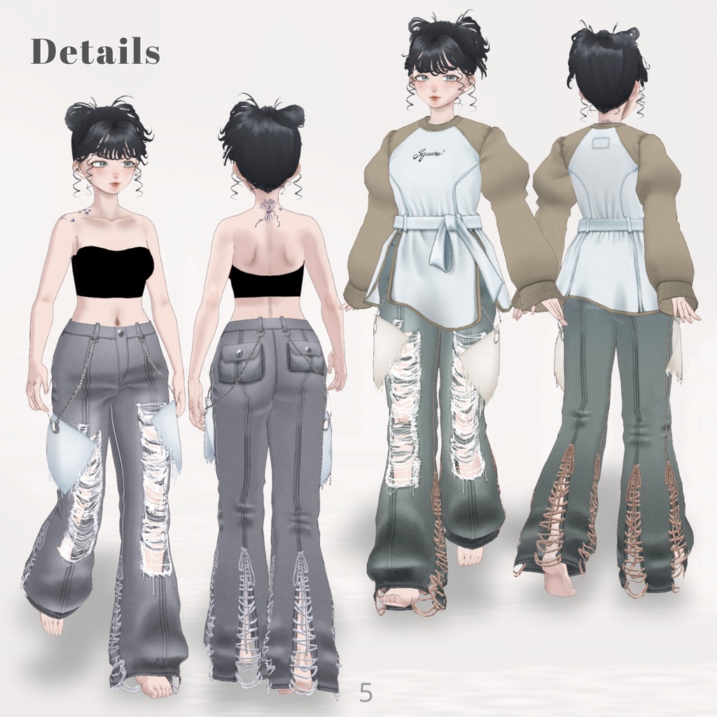 Layering Outfit Set【VRoid】