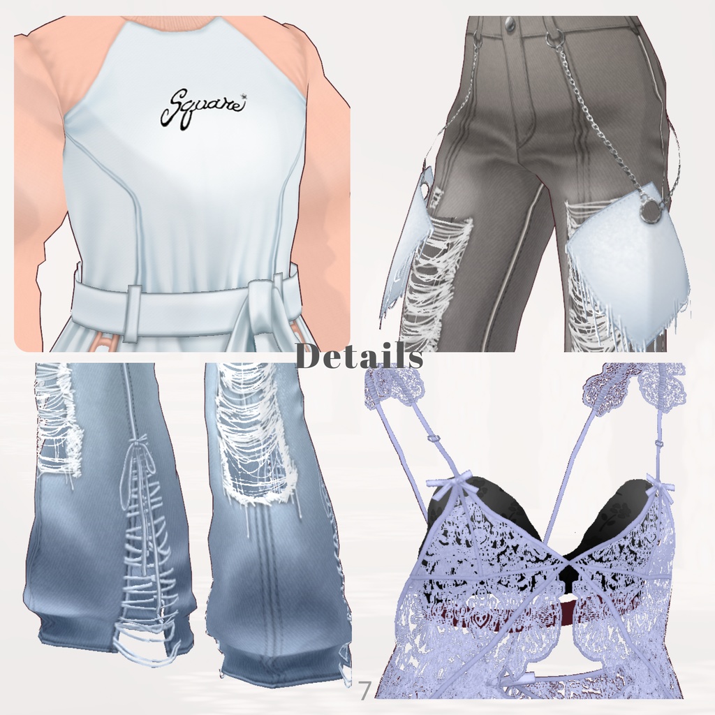 Layering Outfit Set【VRoid】