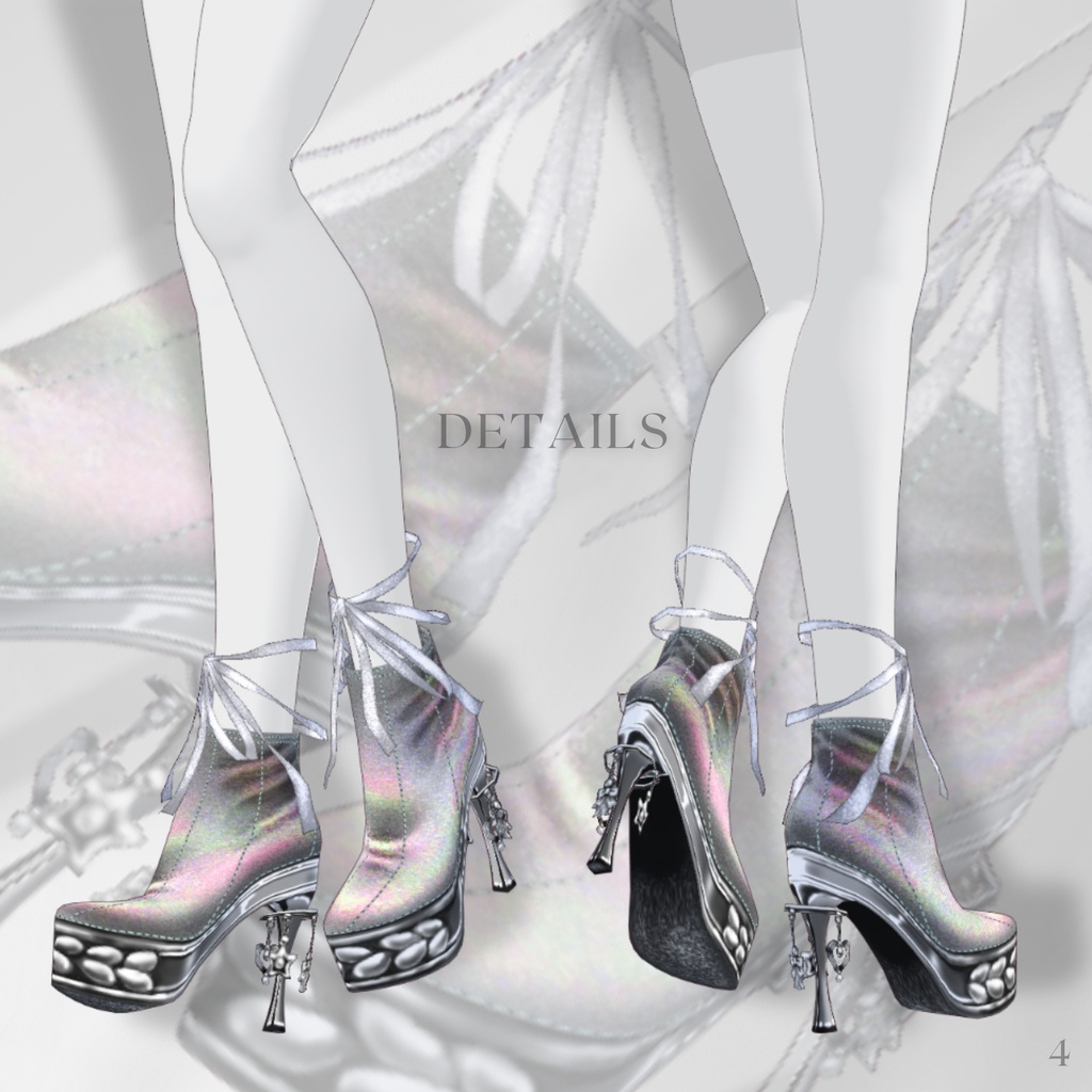 Aurora Short Boots【VRoid】