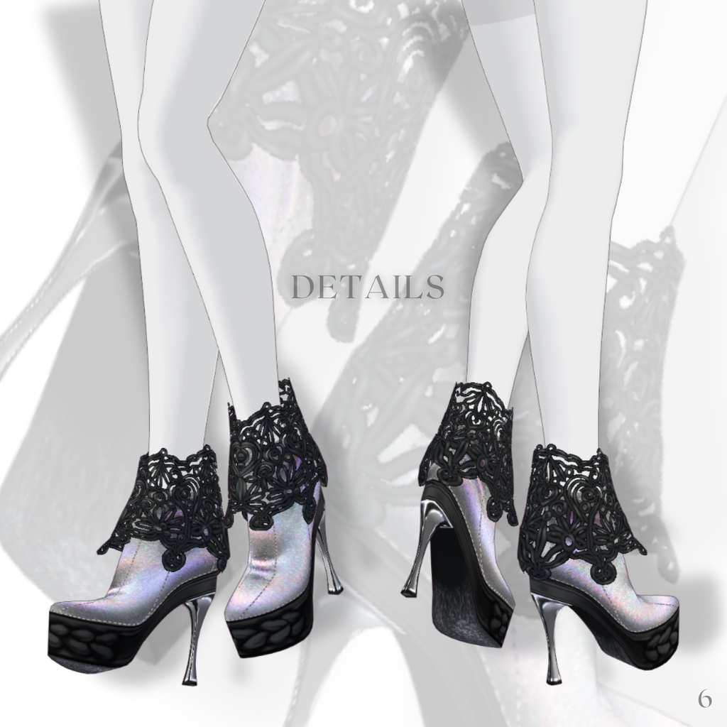 Aurora Short Boots【VRoid】