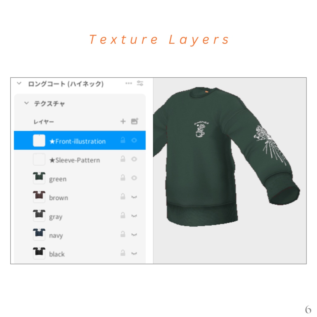 Cut Flowers Print Sweatshirt【VRoid】