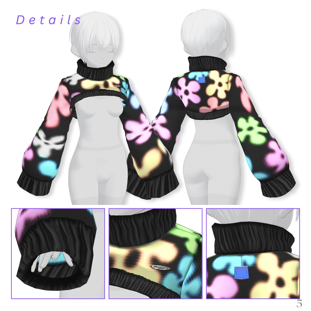 Super Short Outer Outfit【VRoid】