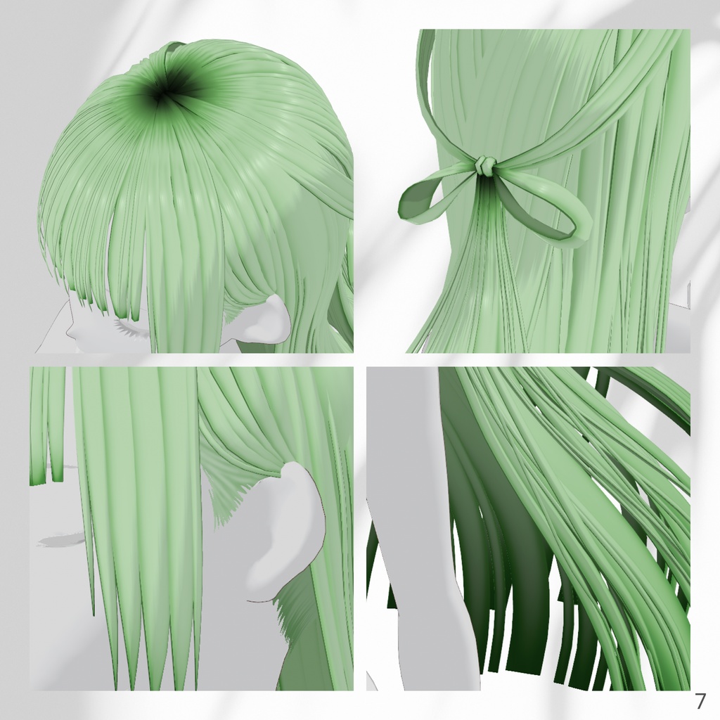 X Long Hair【VRoid】