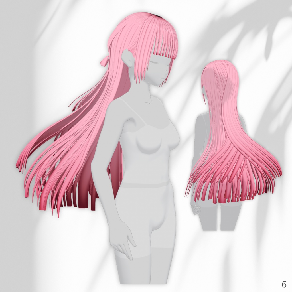 X Long Hair【VRoid】