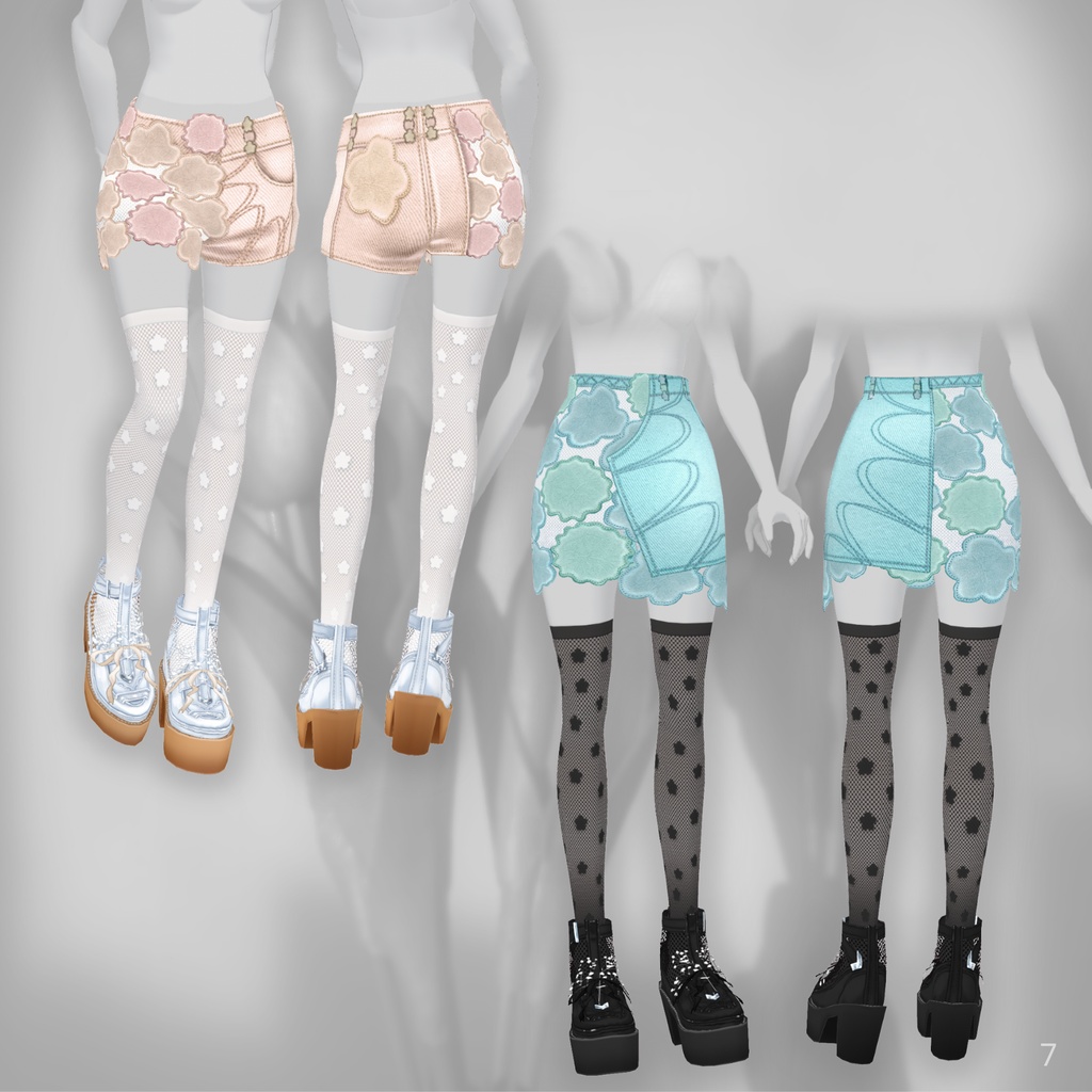 *hanataba* Blouse Outfit【VRoid】