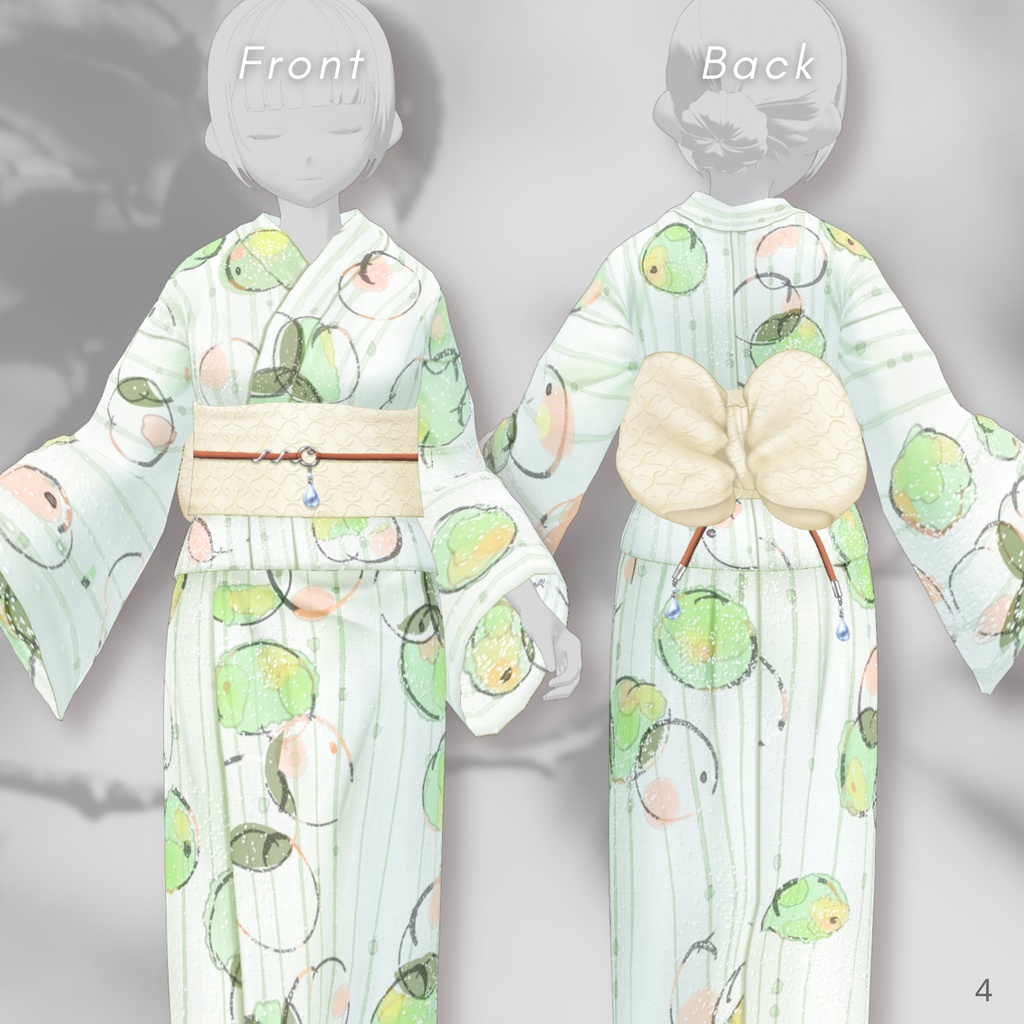 2026 YUKATA<umenomi>【VRoid衣装】