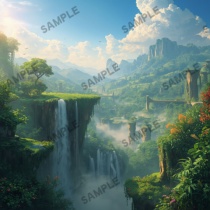 幻想的な背景素材パック vol.1（4枚セット／商用利用〇）