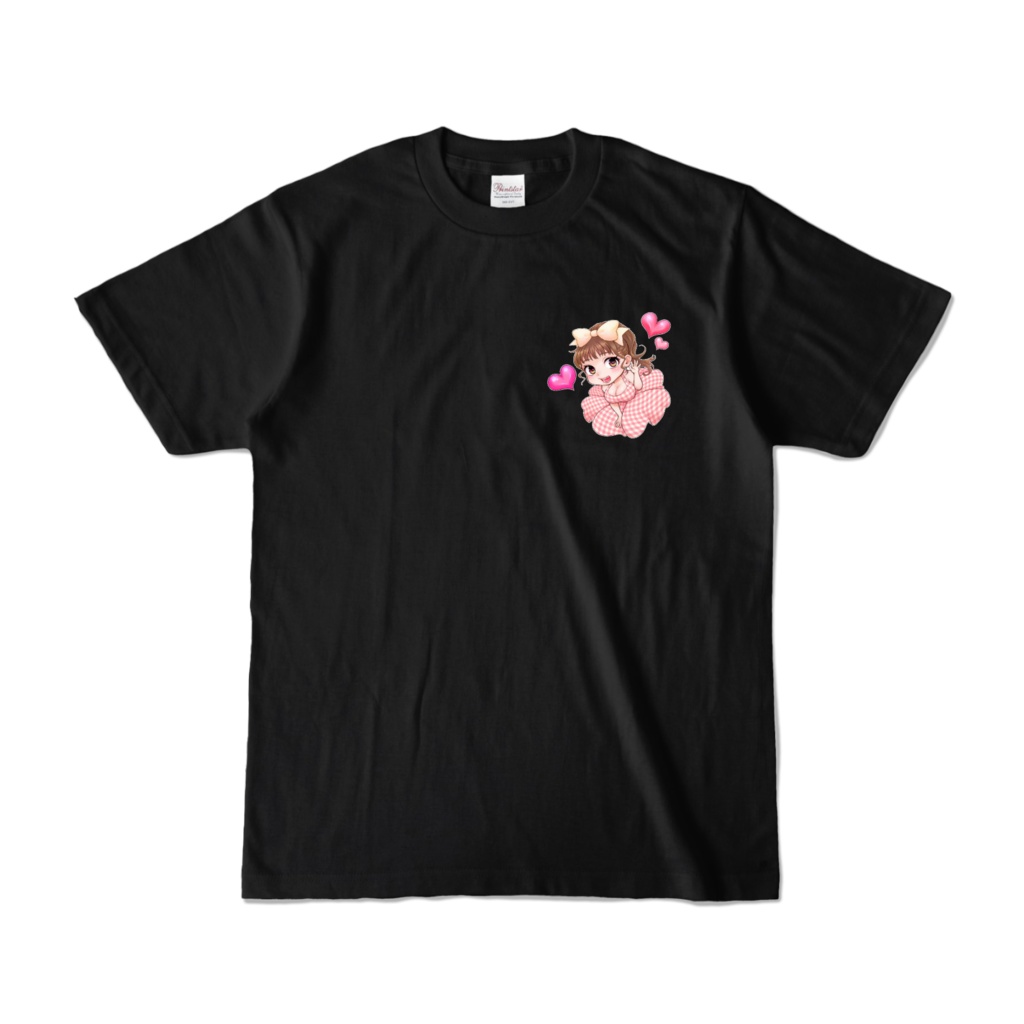 イラストTシャツ(黒)