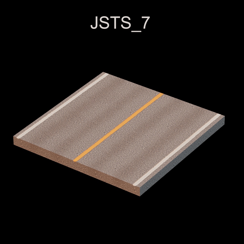 日本の公道アスファルトタイル 8種セット (Japanese Street Tile Set)Vol1