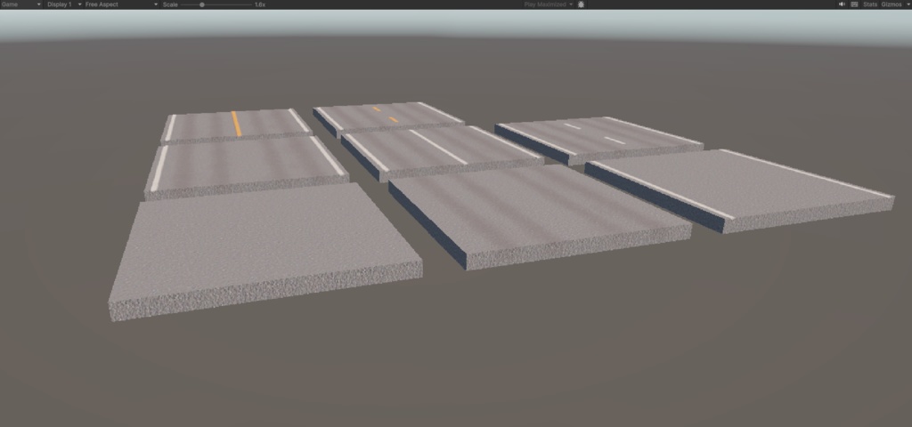 日本の公道アスファルトタイル 8種セット (Japanese Street Tile Set)Vol1