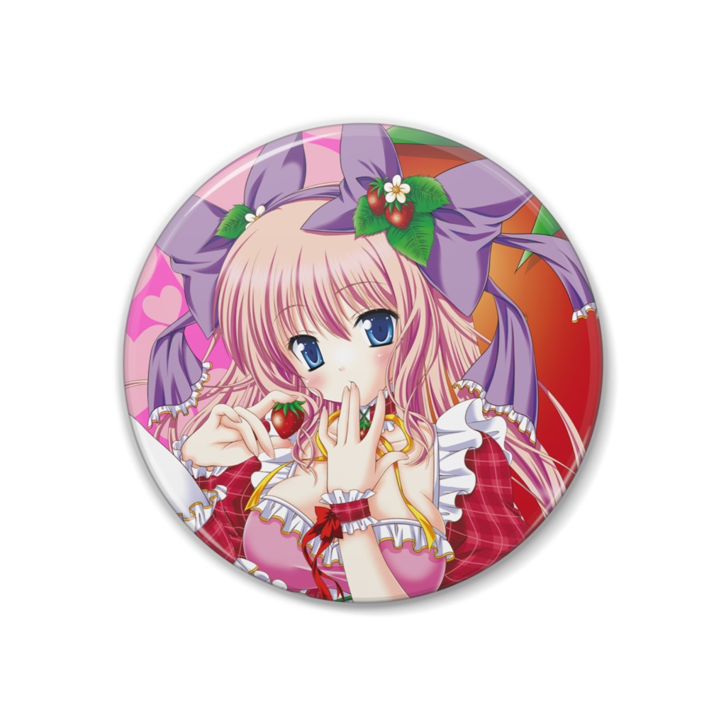 いちごのくにのイーたん38mm缶バッジ
