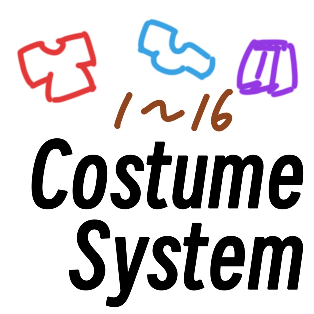 CostumeSystem 无需录制动画的换装系统 アニメーションを録画しないワードローブシステム