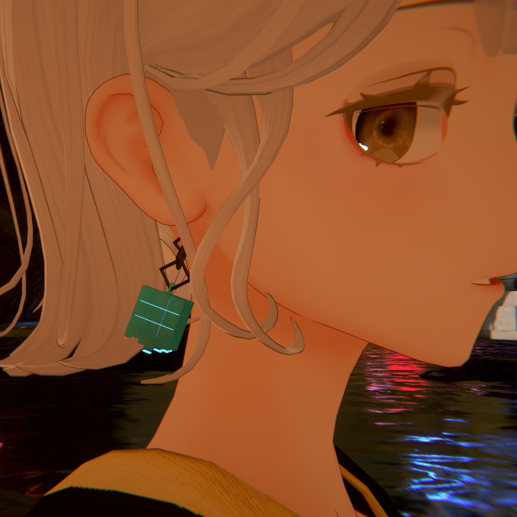 【無料版あり】イヤリング「CUBE1」