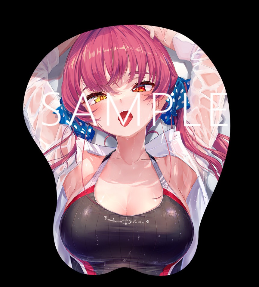【ホロクル10th】宝鐘マリンおっぱいマウスパッド【C100復刻】